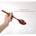 thumbnail image 3 of Boovnll Spoons, Wooden Spoon Fork Kitchen Cooking Utensil Tools Soup-Teaspoon Tableware, Kitchen Gadgets, Plastic Spoons, Spoon, 3 of 5