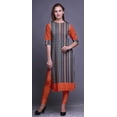 thumbnail image 2 of Bimba Tuniques Droites pour Femmes Kurta Imprimée Tunique d'Été, 2 of 6