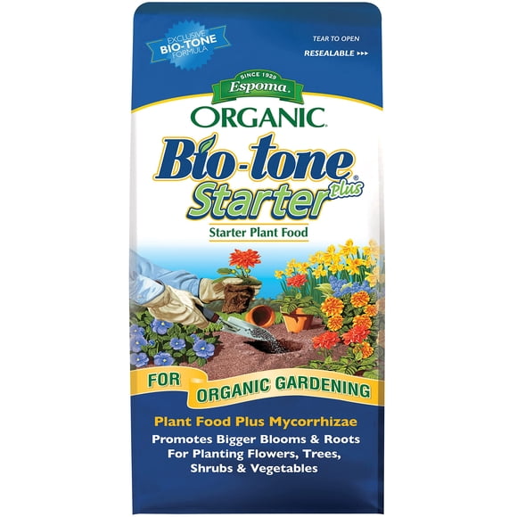 Espoma BTSP8 Organic 4-3-3 BioTone Starter Plus Fertilizer, 8 lb