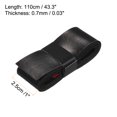 thumbnail image 3 of Unique Bargains 43.3' Non-Slip PU Tennis Racket Overgrip Tape Wraps with Hole Black 12 Pack, 3 of 7