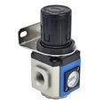 thumbnail image 1 of Air Pressure Regulator Pressure Regulator With Gauge Air Pressure Regulating Valve Air Compressor Regulator Aluminum Alloy Pressure Regulating Valve With Gauge 0.05-0.9MpaGR300-10, 1 of 8