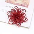 thumbnail image 2 of Binwennn Hollow Gold Powder Christmas Flowers Christmas Wreath Rattan DIY Decoration Christmas Flowers Christmas Tree Accessories Forget Not Flowers Flowers for Outdoors, 2 of 7