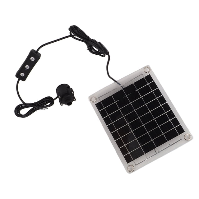 Solar Water Pump Kit, Automatically Sense Pressure Environmental Submersible Solar Water Pump Monocrystalline Silicon Panel for Pond