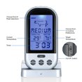 thumbnail image 2 of Wireless Meat Thermometer with Probe LCD Display with Backlight Countdown Function Digital Remote Cooking Thermoters, 2 of 8