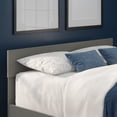 thumbnail image 1 of AFI Boston Solid Wood Queen Size Contemporary Headboard in Gray, 1 of 5