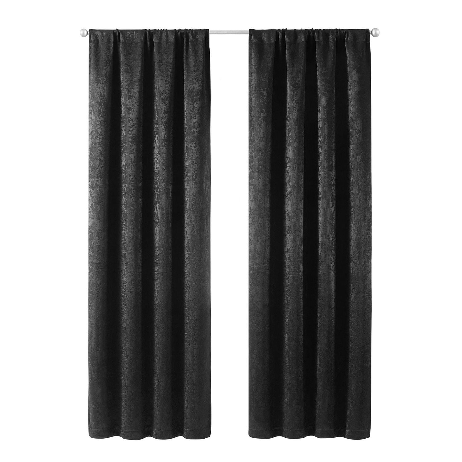 Mainstays Sheen Paire de Rideaux Occultants avec Passe-Tringle, 94 x 213 cm