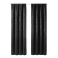 thumbnail image 4 of Mainstays Sheen Rod Pocket Blackout Window Curtains Panel Pair, 37" x 84", 4 of 6