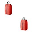 thumbnail image 4 of Becaristey Pochettes à Chaussures Adaptées au Voyage Solution de Rangement de Chaussures Pratique et Polyvalente Rouge m 2Ensemble, 4 of 6