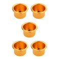 thumbnail image 2 of Decodeary Convenient Universal Cup Drink Holder for Car RV Marine Sturdy and Practical Gold 102mm 5Set, 2 of 6