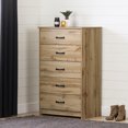 thumbnail image 1 of South Shore Tassio 5-Drawer Chest for Adult, in Nordik Oak, 1 of 12