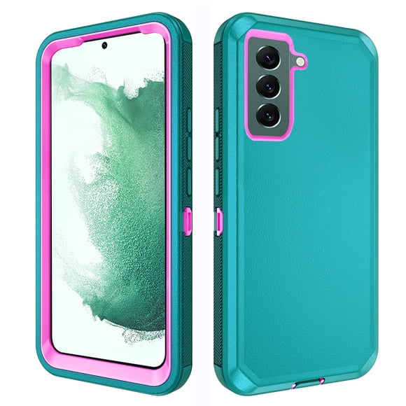 Asuwish Compatible with Samsung Galaxy S22 Plus S22+ 5G Phone Case Hybrid Rugged Shockproof Hard Protective Drop Proof Full Body Heavy Duty Mobile Cell Cover for S22+5G S22plus + G5 Women Men Green