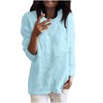 thumbnail image 2 of LSLJS Chandail à Col Rond pour Femmes, Décontracté, Ample, Chandail à Enfiler, Hauts, Manches Longues, T-Shirt, Chemisiers, Sport, Chandail à Enfiler, Tenue de Détente, 2 of 5