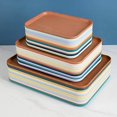 thumbnail image 4 of Storage Tray Stackable Modern Simple Style Cup Holding Vegetable Fruit Plates for Home, 4 of 8
