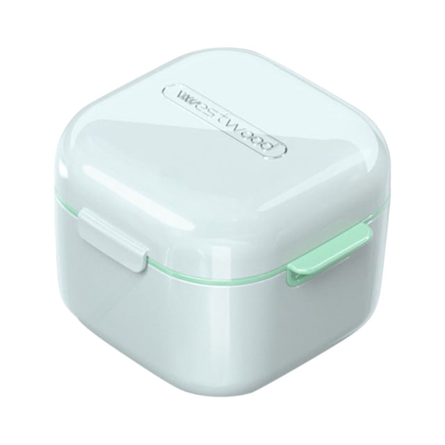 Dvkptbk Organization and Storage Invisible Braces Storage Box Holder Storage Box Portable Orthodontics Portable Denture Storage Box Apartment Essentials on Clearance