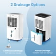 thumbnail image 2 of Refurbished Costway ES10014US 24 Pints 1500 Sq. Ft Portable Dehumidifier, White, 2 of 5