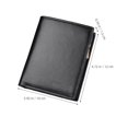 thumbnail image 2 of UPGRATOR Men's Black Purse Billfold with Scratch Resistant Surface and Multiple Pockets, 2 of 8