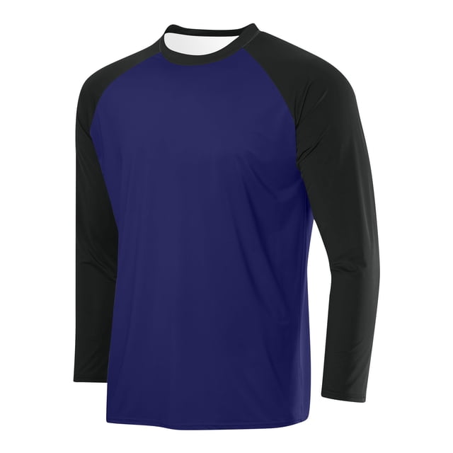 LOVZFMLL Men's Shirts, Colorblock Classic Fashion Crew Neck T-Shirts, Casual Essential Versatile Pullover, Relaxed Fit Fall Clothes