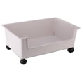 thumbnail image 2 of GROWTH TANK Clothes Storage Organizer, Large Toy Storage Bin, With Moving Wheels, Detachable S White, 2 of 9