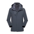 thumbnail image 1 of Qertyioot Plus Size Coat for Womens,Ladies Fleece Thickened Warm Hooded Reversible Jacket, 1 of 2