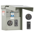thumbnail image 1 of VEVOR Temporary Power Outlet Panel RV Electrical Panel 20 30 Amp RV Outlet Box, 1 of 9