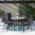thumbnail image 2 of Chaise empilable pour patio Charleston Mainstays - Noir, 2 of 6