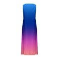 thumbnail image 5 of FAIWAD Robes d'Été Grande Taille pour Femmes 2024 Sans Manches Décontractées Robe Maxi Dégradé Boho Plage Robe Débardeur, 5 of 5