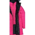 thumbnail image 3 of Women’s Warm Winter Coat Puffer Jacket with Hoodie Removable Fur, 3 of 4