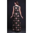 thumbnail image 3 of Bimba Robe Longue Sans Manches pour Femmes à Imprimé Floral Style Chic Maxi-Robe-Xx-Grand, 3 of 5