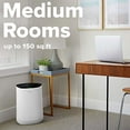 thumbnail image 3 of Filtrete Smart Air Purifier &amp; Air Quality Monitor Medium Rooms, up to 150 sqft, Alexa Enabled, Wi-Fi Simple Setup, True HEPA Filter for Allergens, Dust, Bacteria, &amp; Viruses, Alexa, 3 of 11