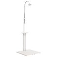thumbnail image 1 of vidaXL Garden Shower White Wood, 1 of 5