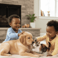 thumbnail image 2 of Pets, Paws and Ideas Couverture Imperméable pour Animaux de Compagnie pour Chiens et Chats, Protecteur Réversible pour Meubles, Lit et Canapé, Anti-Déversement, Lavable, Housse en Molleton Sherpa Douce Motif Paw Blanc, 2 of 8