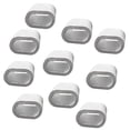thumbnail image 4 of DYNWAVECA 10 Pieces Aluminum Cable Sleeves Single Hole Ferrules Crimping Loop Oval Wire Rope 3mm to 10mm - 8mm, 4 of 7