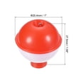 thumbnail image 2 of Unique Bargains 1 Inch Fishing Bobbers, Plastic Push Button Round Fishing Float, Red and White 10 Pack, 2 of 7
