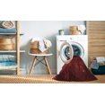 thumbnail image 2 of Ahgly Company Tapis d'Intérieur Rectangulaire Transitionnel Rouge Foncé Lavable à la Machine, 2 Pieds x 4 Pieds, 2 of 7