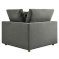 thumbnail image 4 of Modway Commix 4 Piece Down Filled Overstuffed Sectional Sofa Set in Gray, 4 of 5