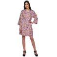 thumbnail image 1 of Moomaya Printed Kimono Robe For Girls Crossover Bathrobe Kimono Women Bathrobe, 1 of 5
