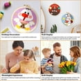 thumbnail image 4 of CHOK Owl Needle Felting Set Beginner Felt Painting Set with Wool Felt Painting Set Decorative Frame Suitable for Home Decoration Christmas Gift, 4 of 6