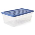 thumbnail image 2 of Gracious Living Bac de Rangement Transparent pour Chaussures 1.5 Gal avec Couvercle (12 Pack), 2 of 10