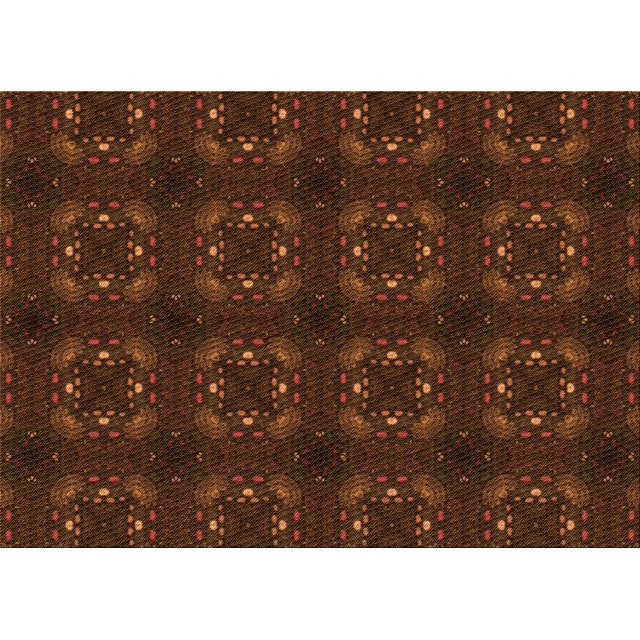 Ahgly Tapis Rectangulaire Lavable en Machine Intérieur Transitionnel Acajou Brun, 4 Pieds x 6 Pieds