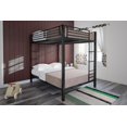 thumbnail image 4 of DHP Full over Full Metal Bunk Bed, Black, 4 of 5