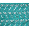 thumbnail image 4 of oneOone Polyester Lycra Feuilles & Tissu Imprimé Floral par la Cour 56 Pouces de Large, 4 of 4