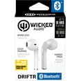 thumbnail image 3 of Wicked Audio Driftr True Wireless Headphones - White, 3 of 9