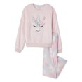 thumbnail image 1 of George Girls' Velour Pajama 2-Piece Set, 1 of 2