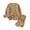 Khaki, variant on Yievot Women's Pajamas Set Fleece Pullover Pants Loose Plush Sleepwear 2 Piece Pjs Set Winter Warm Loungewear Fuzzy