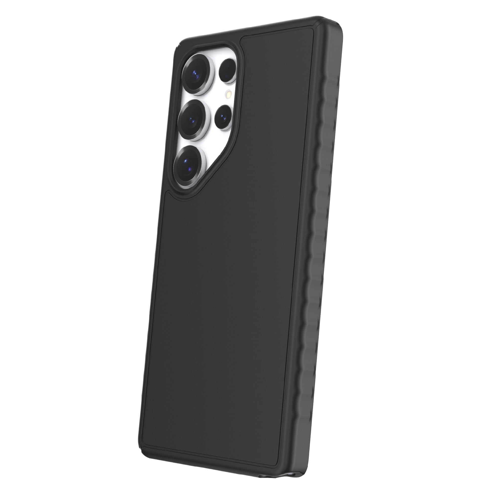 onn. Samsung Galaxy S25 Ultra Protective Gel Case with Corner Protection, Black