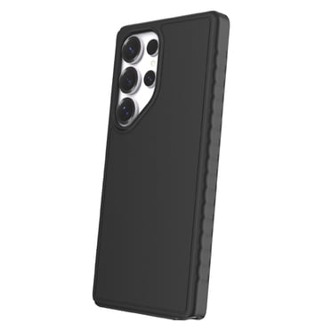 onn. Samsung Galaxy S25 Ultra Protective Gel Case with Corner Protection, Black