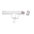 thumbnail image 3 of WAC Lighting J-ENDCAP-BN J Bouchon de Rail, Nickel Brossé, 3 of 3