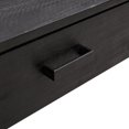 thumbnail image 5 of vidaXL Table Basse Noire 90x50x35 cm en Pin Massif, 5 of 5