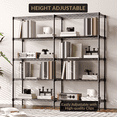 thumbnail image 1 of GloryStar Heavy Duty 5-Tier Storage Rack, Adjustable Metal Shelving Unit, 150 x 35 x 150 cm, 450kg Capacity, Easy Assembly for Garage, Warehouse, Kitchen, 1 of 7