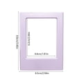 thumbnail image 3 of Birdeem Magnetic Photo Frame,No-Drill Adhesive Fridge Magnet Picture Frame for Mini Instant Photos,Easy Display for Home Decor and Office, 3 of 7